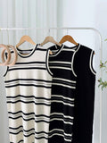 Abrielle Stripe Knit Dress