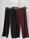 Denzel Premium Belted Trouser Pants