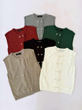 Lyndon Sleeveles Knit Top