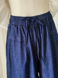 Erven Garterized Denim Pants