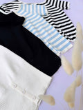 Sully Two-Tone Knit Top