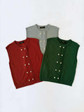 Lyndon Sleeveles Knit Top