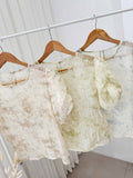 Harmon Sheer Puffsleeve Top