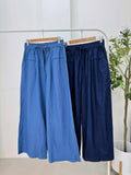 Erven Garterized Denim Pants