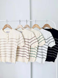 Charlize Stripe Knit Top