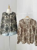 Tessia Longsleeves Printed Top
