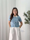 Harren Collared Knit Top