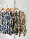 Tessia Longsleeves Printed Top