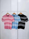 Adora Stripe Knit Top