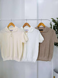 Wally Collared Knit top