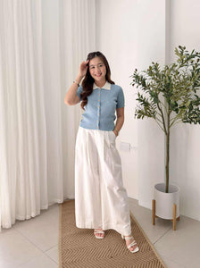 Harren Collared Knit Top