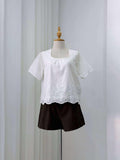 Winry Premium Eyelet Top