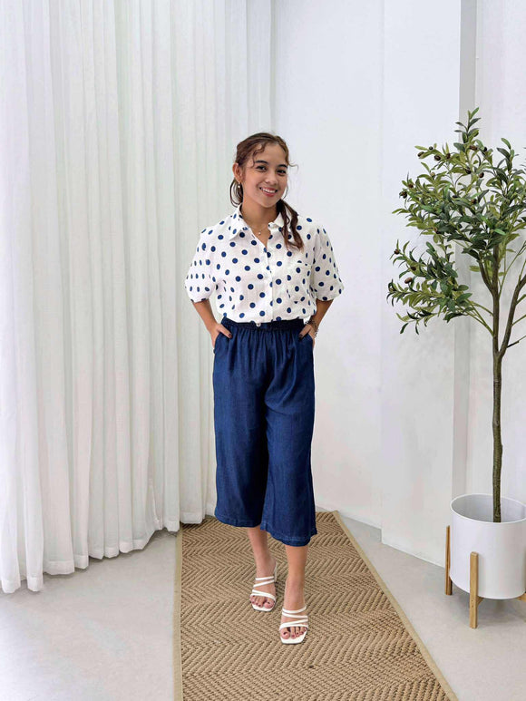 Myka Premium Polka Top