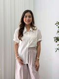 Ginya Buttondown Stripe Top