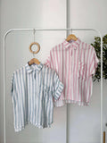 Slater Buttondown Stripe Top