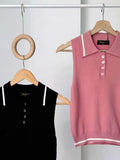 Rezan Collared Knit Top