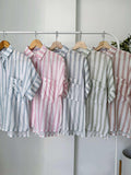 Slater Buttondown Stripe Top