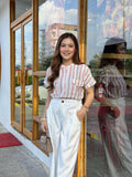Lukah Buttondown Stripe Top