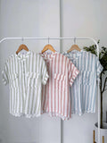 Lukah Buttondown Stripe Top
