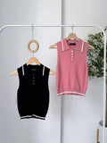 Rezan Collared Knit Top