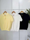Wally Collared Knit top