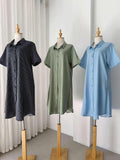 Elfie Buttondown Stripe Dress