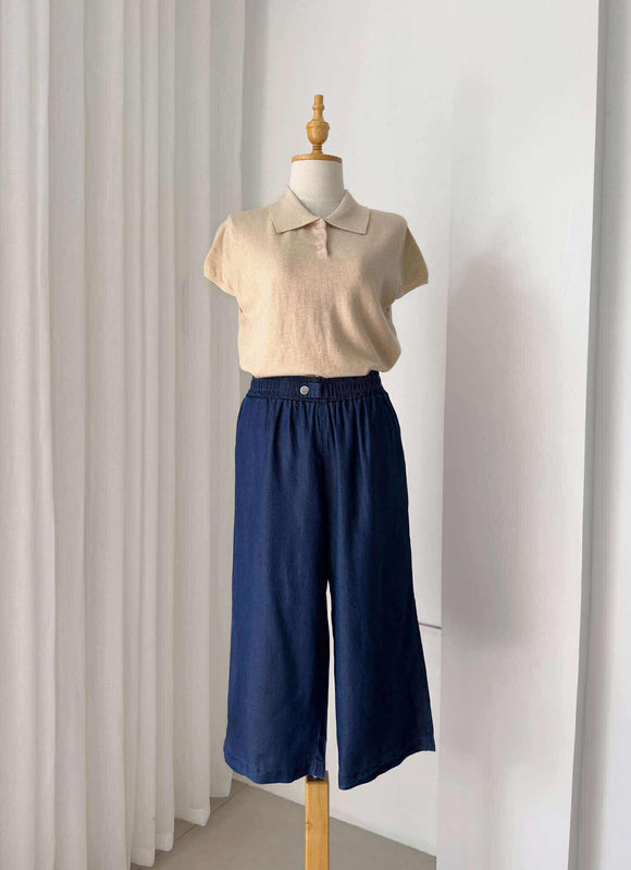 Greg Garterized Denim Pants