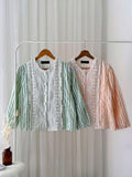 Valin Buttondown Stripe Top