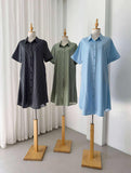 Elfie Buttondown Stripe Dress