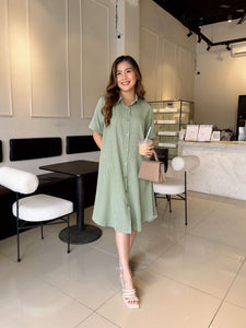Elfie Buttondown Stripe Dress