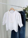 Rena Premium Eyelet Top