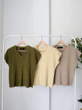 Tafari V-Neck Knit Top