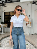 Merlisa Collared Cotton Top