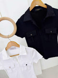 Merlisa Collared Cotton Top