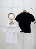 Merlisa Collared Cotton Top
