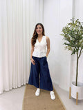 Icilia V-Neck Lace Top