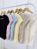 Yuvi Ruched Knit Top