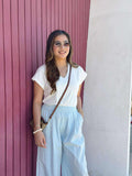 Elvyra V-Neck Cotton Top
