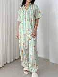 Omni Premium Silk Sleepwear(Coordinates)