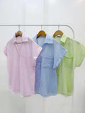 Sigrid Buttondown Stripe Top