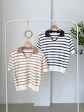 Lesley  Collared Knit Top