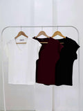 Elvyra V-Neck Cotton Top