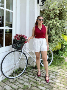 Shuri Premium Eyelet Shorts