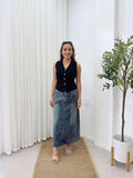 Esma Premium Denim Skirt