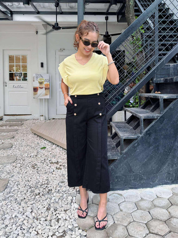 Maryn V-Neck Cotton Top