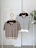 Lesley  Collared Knit Top