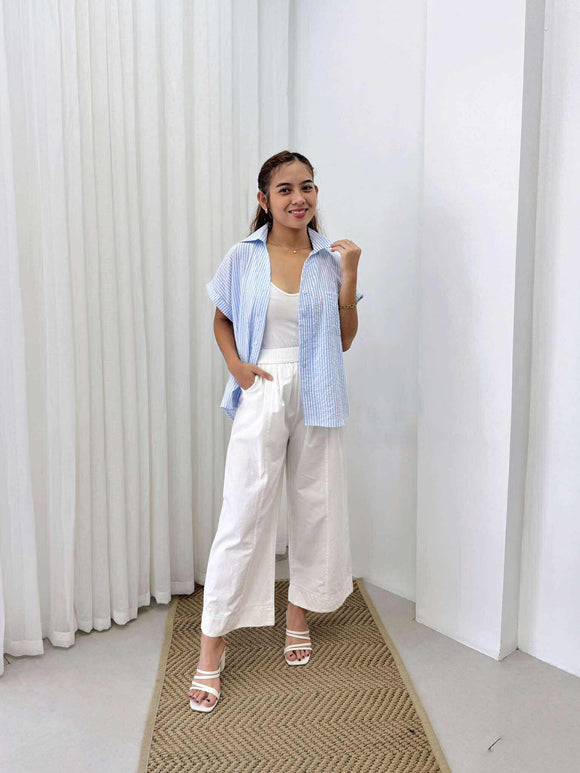 Sigrid Buttondown Stripe Top