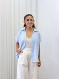 Sigrid Buttondown Stripe Top