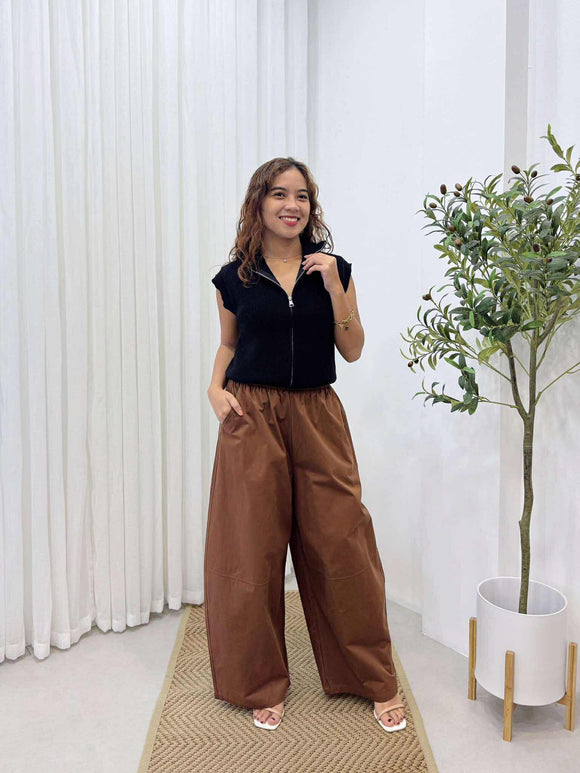 Trisha Premium High-Neck Knit Top