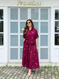 Doralee Premium Embroidered Linen Coordinates